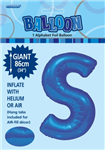 Balloon Foil 34 Royal Blue S Uninflated