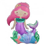 Balloon Foil Standing Airz Mermaid 211220