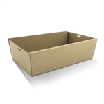 CATER BOX ONLY RECTANGLE MEDIUM BROWN 