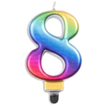 Candle 8 Jumbo Rainbow 431238