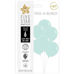 Five Star Balloons 45Cm Pastel Green 6Pk