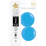 Five Star Balloons Matte Blue 60Cm 2Pk