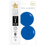 Five Star Balloons Matte Royal Blue 60Cm 2Pk