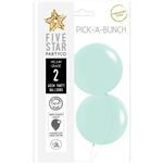 Five Star Balloons Pastel Green 60Cm 2Pk