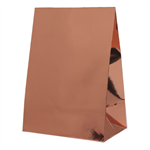 Five Star Paper Party Bag Metallic Rose Gold 10PK