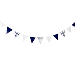Gingham Blue Bunting 35m