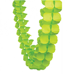 Honeycomb Garland Lime Green 4M