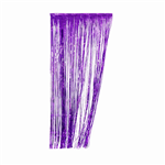 Metallic Foil Curtain Purple