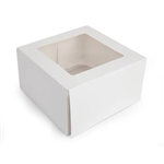 Mondo Window 4 Cup Cake Box Square 7 X 7 X 4