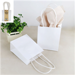 Paper Bag White Small 11X6x137Cm 4 Pack