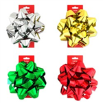 XMAS BOW STAR METALLIC XL 20CM