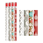 XMAS GIFT WRAP METALLIC 3MX70CM 68323