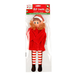 XMAS NAUGHTY ELF COAT WFLUFFY COLLAR 68109